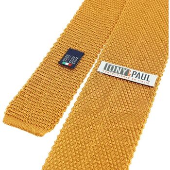 Tony & Paul Cravate tricot TONY Orange