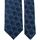 Vêtements Homme Cravates et accessoires Boivin Cravate étoile cercles art déco Marine