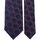 Vêtements Homme Cravates et accessoires Boivin Cravate étoile cercles art déco Violet