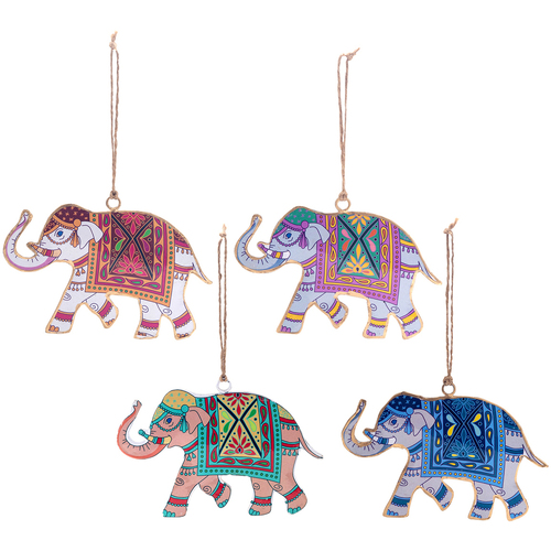 Nouveautés de cette semaine Pendentifs Signes Grimalt Pendentif D'Éléphant 4 U Multicolore