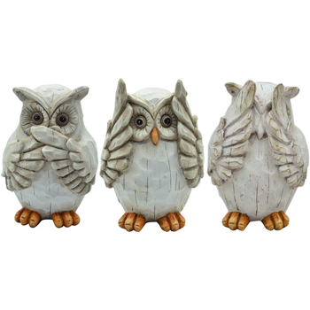 Maison & Déco Regarde Le Ciel Signes Grimalt Owl Figure 3 Unités Beige