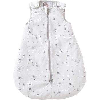Vêtements Enfant Pyjamas / Chemises de nuit Trois Kilos Sept Gigoteuse naissance velours - Etoiles grises Blanc