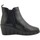 Chaussures Femme Boots Luxury Femme Chaussures, Bottine en Cuir, Zip - SANDRA52 Noir