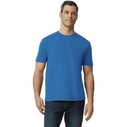 Vêtements Homme T-shirts manches longues Anvil Softstyle Bleu