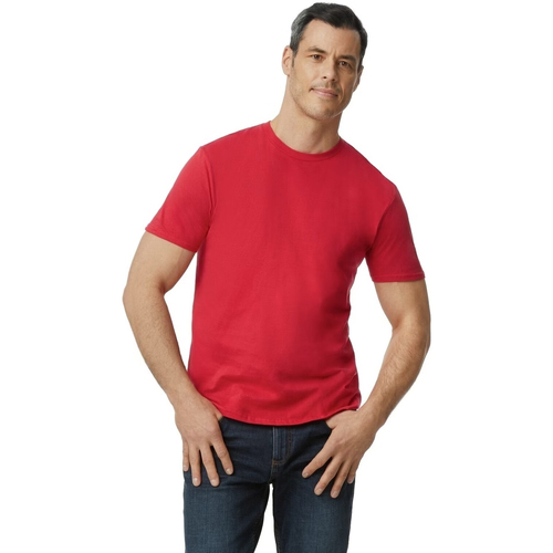 Vêtements Homme T-shirts manches longues Anvil Softstyle Rouge