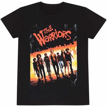 Vêtements T-shirts manches longues The Warriors Line Up Angle Noir