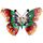 Montres & Bijoux Femme Broches / Epingles Clj Charles Le Jeune Broche Papillon Vert