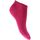 Accessoires Femme Socquettes Labonal Mini-Socquette jersey uni Rose