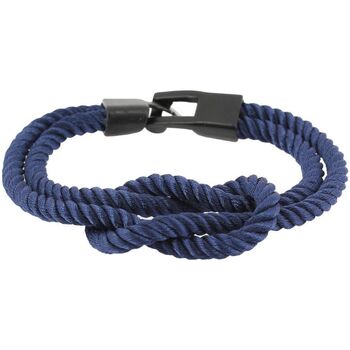 Clj Charles Le Jeune Bracelet Noeud marin corde Bleu
