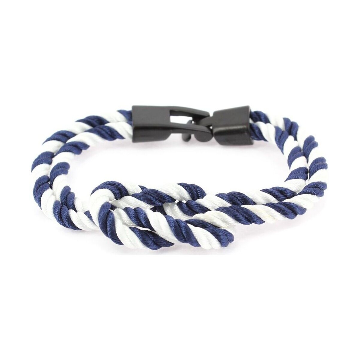 Montres & Bijoux Homme Bracelets Clj Charles Le Jeune Bracelet Noeud marin corde Bleu
