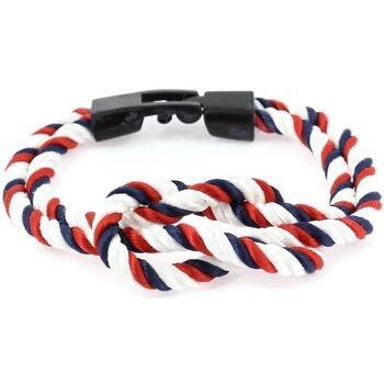 Clj Charles Le Jeune Bracelet Noeud marin corde Rouge