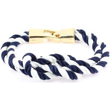 Mordi La Vita Homme Bracelets Clj Charles Le Jeune Bracelet Noeud marin corde Bleu