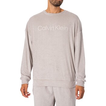 Vêtements Homme Pyjamas / Chemises de nuit Calvin Klein Jeans Sweat graphique lounge Gris