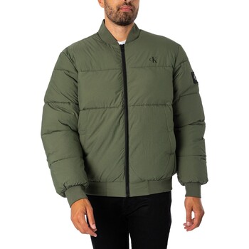 Vêtements Homme Vestes de survêtement Calvin Klein Jeans Blouson aviateur commercial Vert