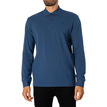 Vêtements Homme Dressed Super Slim Shirt Ls G-Star Raw Polo manches longues Dunda Core Bleu