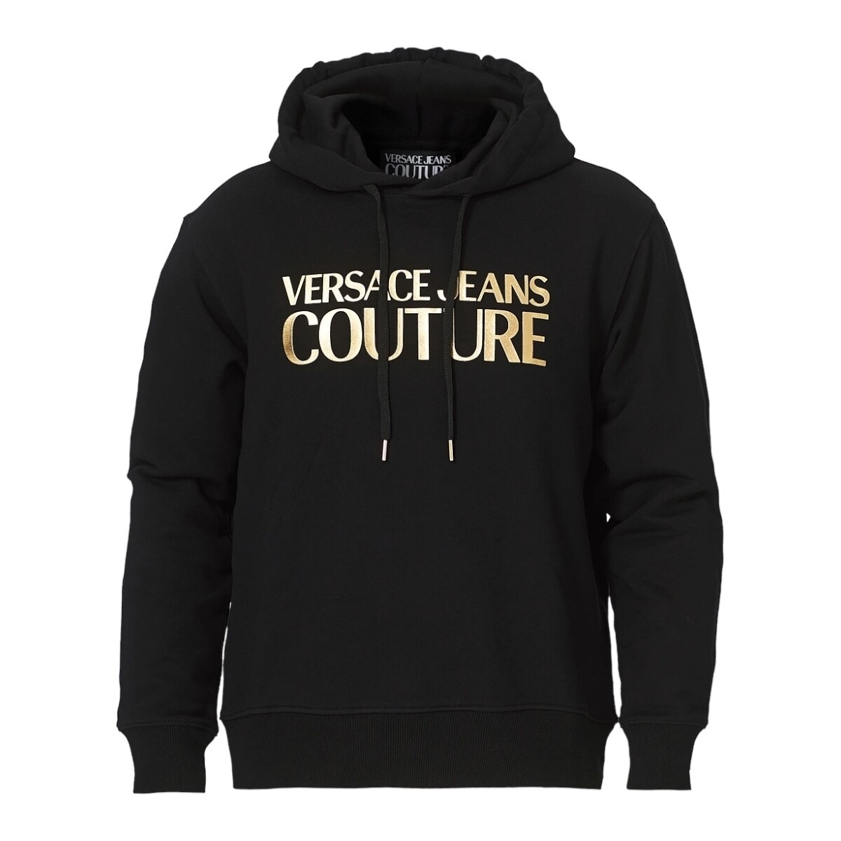 Vêtements Homme Sweats Versace Couture Logo Thick Foil Heavyweight Hoodie Noir