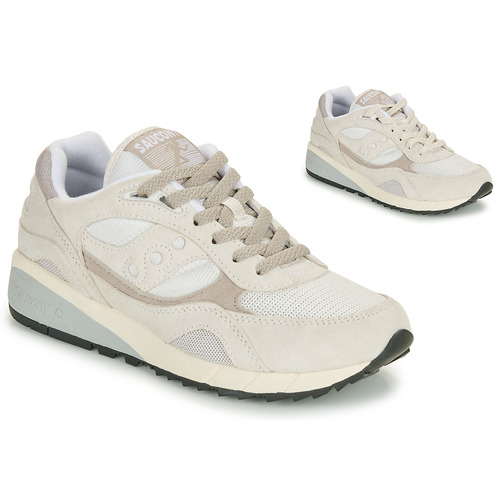 Chaussures Baskets basses Saucony hit Shadow 6000 Blanc / Gris