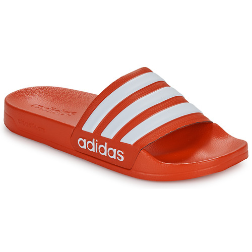 Chaussures Claquettes jeans adidas Performance ADILETTE SHOWER Rouge