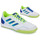 Chaussures Football gray adidas Performance TOP SALA COMPETITION Blanc / Bleu / Vert