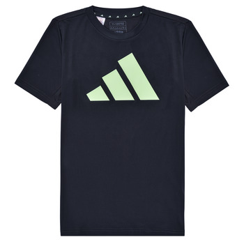 Vêtements Garçon T-shirts manches courtes president Adidas Sportswear U TR-ES LOGO T Carbone / Vert