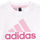 Vêtements Fille Ensembles de survêtement Adidas Sportswear LK BL CO T SET Rose / Blanc