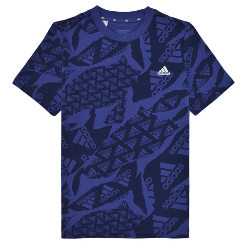 Vêtements Garçon T-shirts manches courtes state Adidas Sportswear J CAMLOG T Bleu