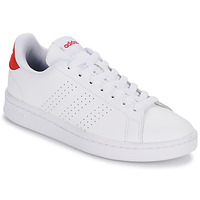 Chaussures Baskets basses adidas saldana Sportswear ADVANTAGE Blanc / Rouge