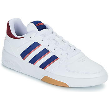 Chaussures Homme Baskets basses Adidas Sportswear raw COURTBEAT Blanc / Bleu / Rouge