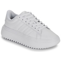 Chaussures maroon Baskets basses Adidas Sportswear GRAND COURT PLATFORM Blanc