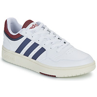 Chaussures Homme Baskets basses Adidas bb6168wear HOOPS 3.0 Blanc / Marine / Bordeaux