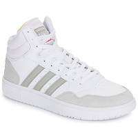 Chaussures Homme Baskets montantes Adidas amazon Sportswear HOOPS 3.0 MID Blanc / Beige