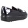 Chaussures Femme Baskets mode Wonders Zapatos Mocasín con Cuña para Mujer de  A-2821 Noir