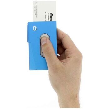 Ögon Designs Porte carte de visite One Touch Bleu
