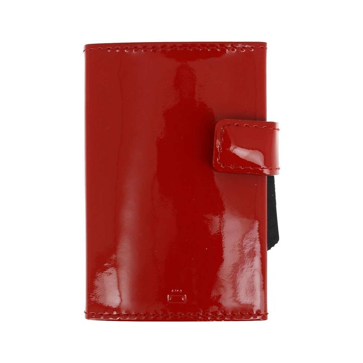 Sacs Portefeuilles Ögon Designs Porte carte Cascade Wallet luxe SNAP Rouge