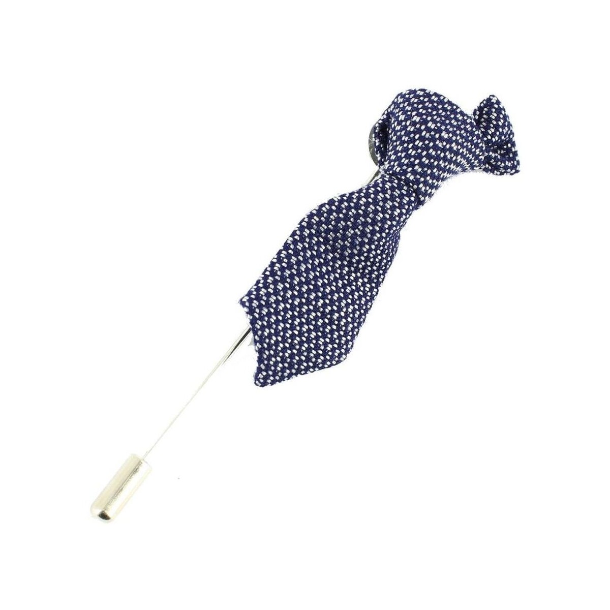 Montres & Bijoux Femme Broches / Epingles Cravate Avenue Signature Boutonnière mini cravate stripe Bleu