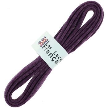 Accessoires Lacets en 4 jours garantis Lacets plats et épais - Violet - 90cm Violet