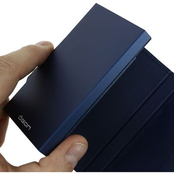 Ögon Designs Porte carte CASCADE FOR COINS Bleu