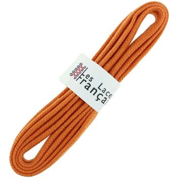 Les Lacets Français Lacets plats et épais - Orange - 90cm Orange