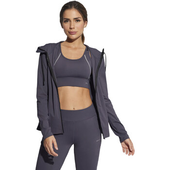 Vêtements Femme Voir la sélection Selmark Veste de sport zippée à capuche Tech ST5 Gris