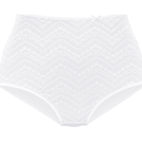 Sous-vêtements Femme Culottes & slips Lascana Slip taille haute Perfect Basics Blanc