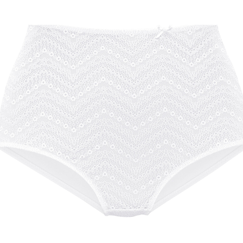 Sous-vêtements Femme Pulls & Gilets Lascana Slip taille haute Perfect Basics Blanc