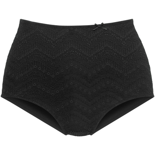 Sous-vêtements Femme Soir & Matin Lascana Slip taille haute Perfect Basics Noir