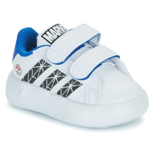 Chaussures Garçon Baskets basses color Adidas Sportswear GRAND COURT SPIDER-MAN CF I Blanc / Spiderman
