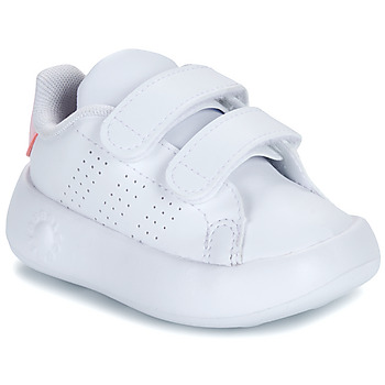 Chaussures Fille Baskets basses jewelry Adidas Sportswear ADVANTAGE CF I Blanc / Rose