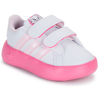 Chaussures Fille Baskets basses Adidas adilettewear GRAND COURT 2.0 Marie CF I Blanc / Rose