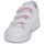 Chaussures Fille Baskets basses Adidas Sportswear ADVANTAGE CF C Blanc / Rose