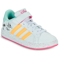 Chaussures Fille Baskets basses Adidas step Sportswear GRAND COURT MINNIE EL K Blanc / Jaune / Rose
