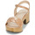 Chaussures Femme Sandales et Nu-pieds Wonders D-8830 Beige