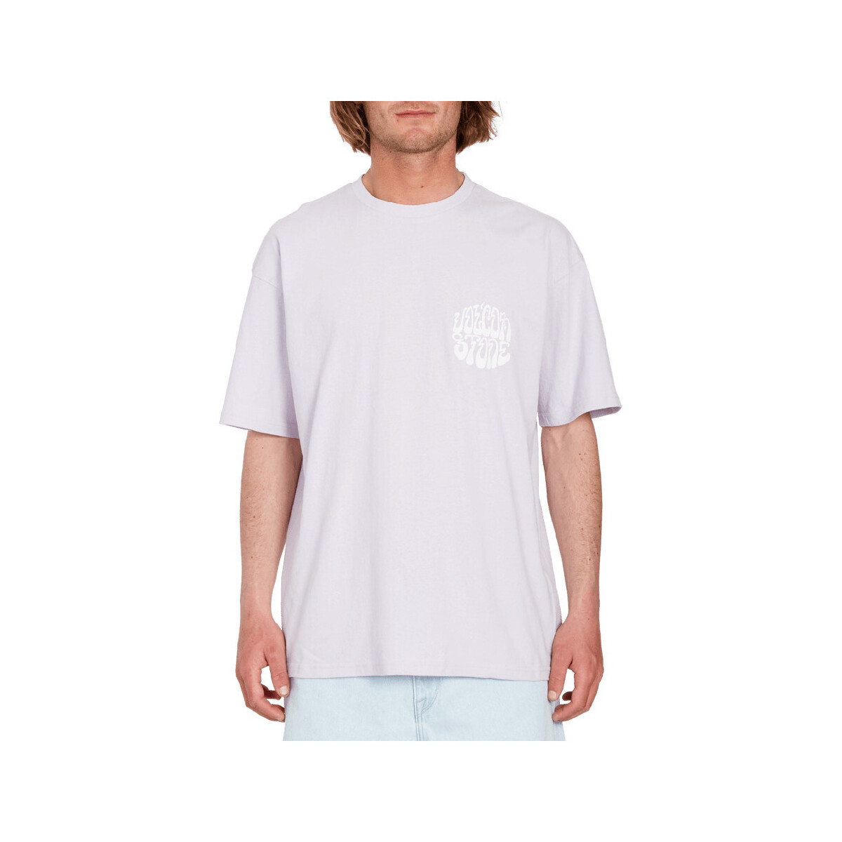 Vêtements Homme T-shirts manches courtes Volcom Camiseta  Circletrip ss - Light Orchid Violet
