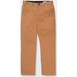 Vêtements Homme Chinos / Carrots Volcom Pantalon  Frickin Modern Stretch - Tobacco Marron